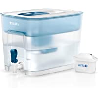 Los mejores  - BRITA depósito Flow – Dispensador de Agua Filtrada con 1 cartucho MAXTRA+- Filtro de agua BRITA que reduce la cal y el…
